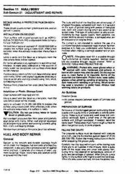 Bombardier SeaDoo 1995 factory shop manual, Page 215