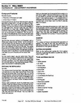 Bombardier SeaDoo 1995 factory shop manual, Page 217