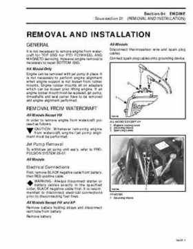 Bombardier SeaDoo 1996 factory shop manual, Page 44