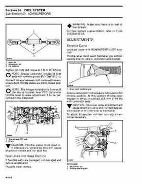 Bombardier SeaDoo 1996 factory shop manual, Page 132
