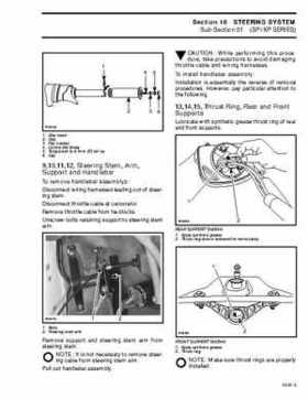 Bombardier SeaDoo 1996 factory shop manual, Page 254