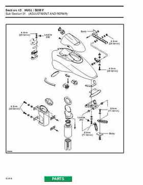 Bombardier SeaDoo 1996 factory shop manual, Page 277