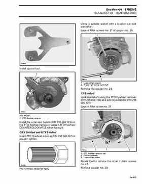 Bombardier SeaDoo 1998 factory shop manual, Page 109