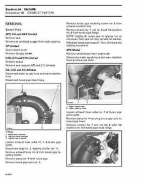 Bombardier SeaDoo 1998 factory shop manual, Page 141