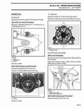 Bombardier SeaDoo 1998 factory shop manual, Page 269