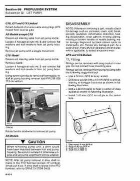 Bombardier SeaDoo 1998 factory shop manual, Page 270