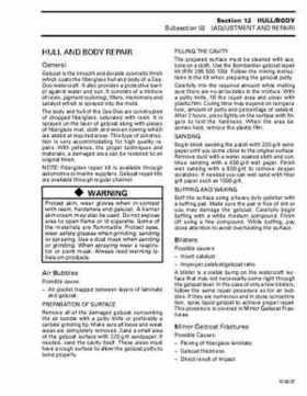 Bombardier SeaDoo 1998 factory shop manual, Page 371