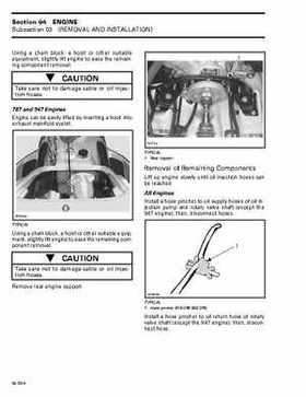 Bombardier SeaDoo 1999 factory shop manual, Page 67
