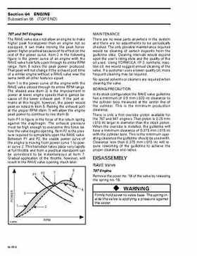 Bombardier SeaDoo 1999 factory shop manual, Page 97