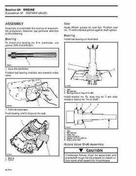 Bombardier SeaDoo 1999 factory shop manual, Page 148