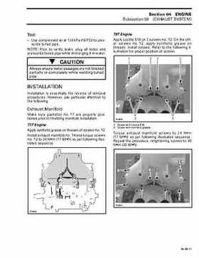 Bombardier SeaDoo 1999 factory shop manual, Page 163