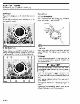 Bombardier SeaDoo 1999 factory shop manual, Page 164