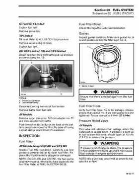 Bombardier SeaDoo 1999 factory shop manual, Page 196