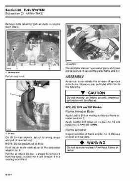Bombardier SeaDoo 1999 factory shop manual, Page 203