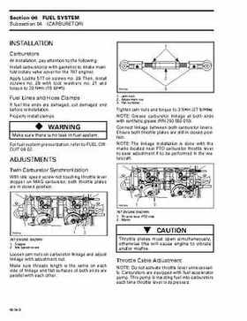 Bombardier SeaDoo 1999 factory shop manual, Page 212