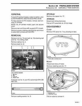 Bombardier SeaDoo 1999 factory shop manual, Page 361