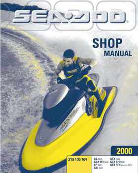 Bombardier SeaDoo 2000 factory shop manual volume 1, Page 1