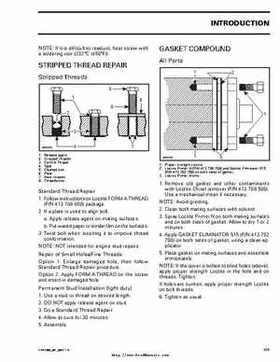 Bombardier SeaDoo 2000 factory shop manual volume 1, Page 16