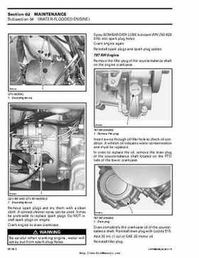 Bombardier SeaDoo 2000 factory shop manual volume 1, Page 44