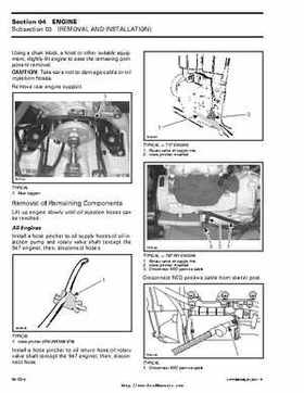 Bombardier SeaDoo 2000 factory shop manual volume 1, Page 68