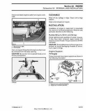 Bombardier SeaDoo 2000 factory shop manual volume 1, Page 69
