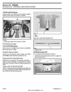 Bombardier SeaDoo 2000 factory shop manual volume 1, Page 70