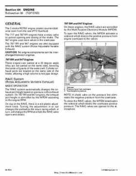 Bombardier SeaDoo 2000 factory shop manual volume 1, Page 91