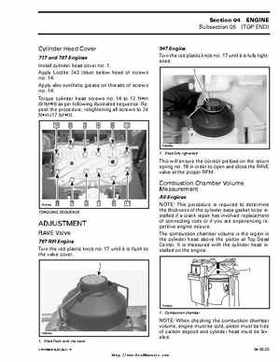 Bombardier SeaDoo 2000 factory shop manual volume 1, Page 112