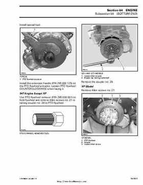 Bombardier SeaDoo 2000 factory shop manual volume 1, Page 118