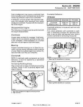 Bombardier SeaDoo 2000 factory shop manual volume 1, Page 126