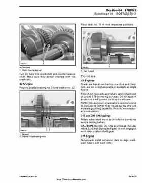 Bombardier SeaDoo 2000 factory shop manual volume 1, Page 132