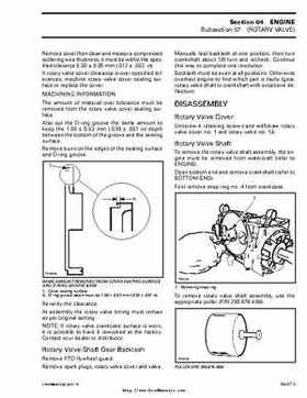 Bombardier SeaDoo 2000 factory shop manual volume 1, Page 138