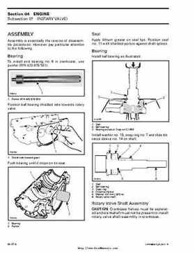 Bombardier SeaDoo 2000 factory shop manual volume 1, Page 141
