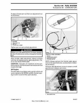 Bombardier SeaDoo 2000 factory shop manual volume 1, Page 203