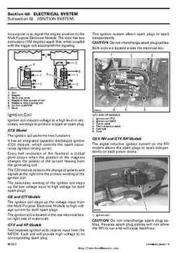 Bombardier SeaDoo 2000 factory shop manual volume 1, Page 247