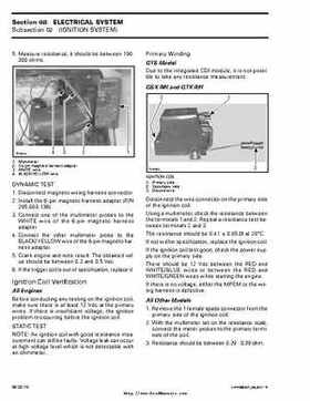 Bombardier SeaDoo 2000 factory shop manual volume 1, Page 261