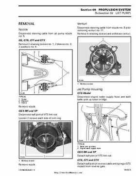 Bombardier SeaDoo 2000 factory shop manual volume 1, Page 306