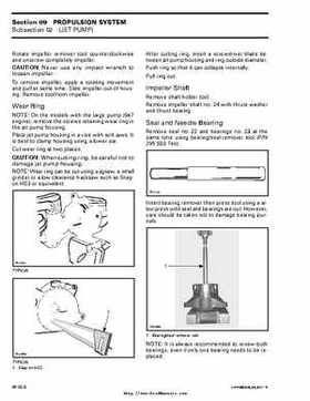 Bombardier SeaDoo 2000 factory shop manual volume 1, Page 309