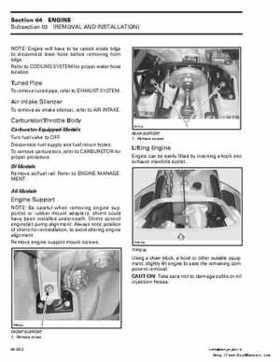 Bombardier SeaDoo 2000 factory shop manual volume 2, Page 64