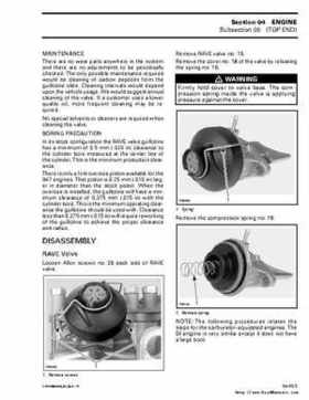 Bombardier SeaDoo 2000 factory shop manual volume 2, Page 78