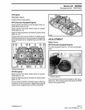 Bombardier SeaDoo 2000 factory shop manual volume 2, Page 92