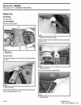 Bombardier SeaDoo 2000 factory shop manual volume 2, Page 110