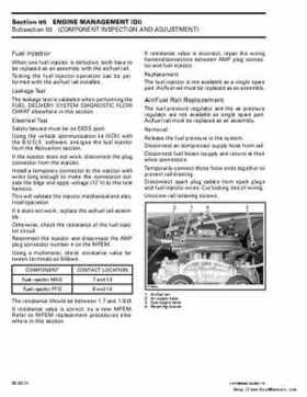 Bombardier SeaDoo 2000 factory shop manual volume 2, Page 138