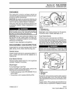 Bombardier SeaDoo 2000 factory shop manual volume 2, Page 199
