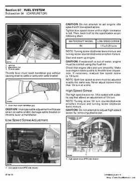Bombardier SeaDoo 2000 factory shop manual volume 2, Page 206