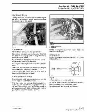 Bombardier SeaDoo 2000 factory shop manual volume 2, Page 207