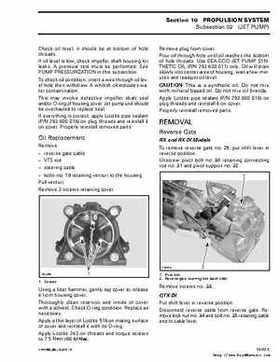 Bombardier SeaDoo 2000 factory shop manual volume 2, Page 262