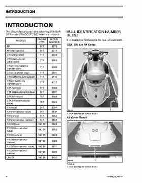 Bombardier SeaDoo 2002 factory shop manual volume 1, Page 7