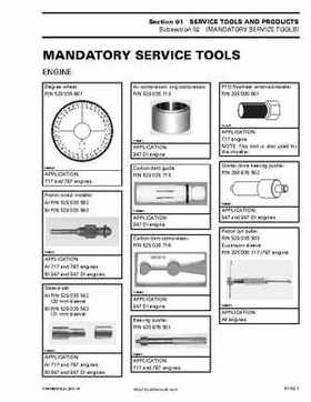 Bombardier SeaDoo 2002 factory shop manual volume 1, Page 21