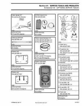 Bombardier SeaDoo 2002 factory shop manual volume 1, Page 29